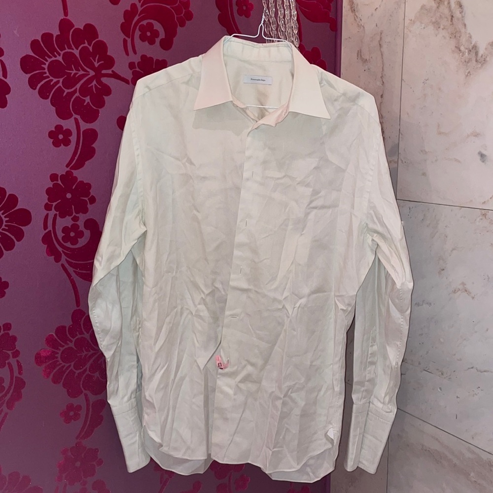 Ermenegildo Zegna Men’s Button Down Dress Shirt